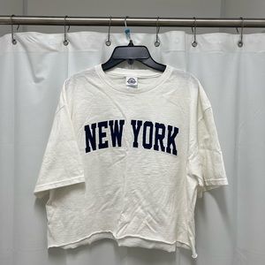 NWOT distressed New York tee